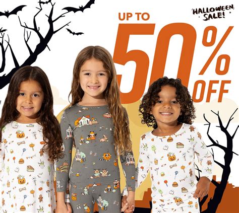 Halloween Bamboo Pajamas for Babies, Kids, and Adults