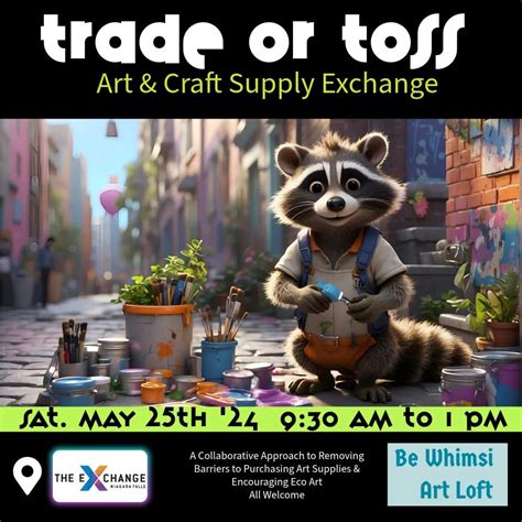 Trade or Toss: Art & Craft Supply Exchange in The Exchange Artist ...