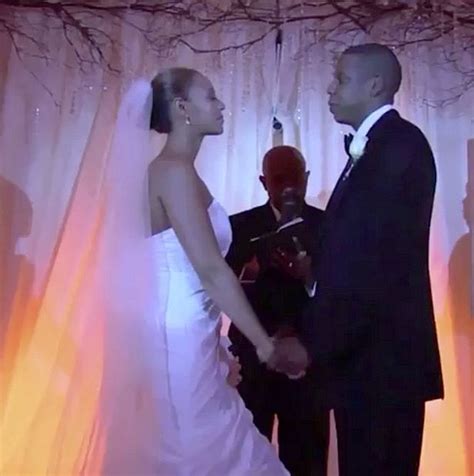 Jay Z shares Beyonce wedding video as he slides ring on her finger and ...