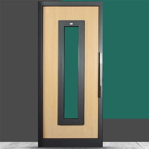 KALCO Matt Grey Aluminium Front Door, KPD1002, Color in 3.3 feet x 7 ...