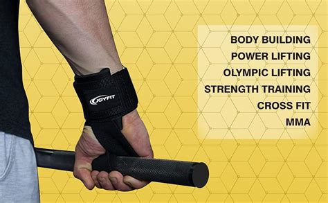 Buy JoyFit Weightlifting Straps- For Weightlifting, Strength Training ...