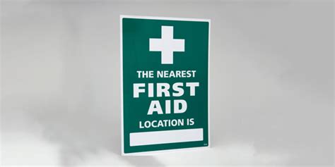 Image result for First Aid Location. Sign