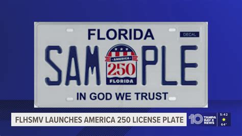 Florida officials announce new America 250 license plate | wtsp.com