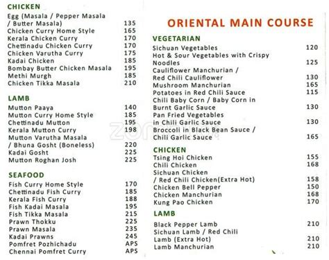 Menu at Wild Amazon Theme Restaurant, Chennai, 9 Dr Radha Krishnan Salai