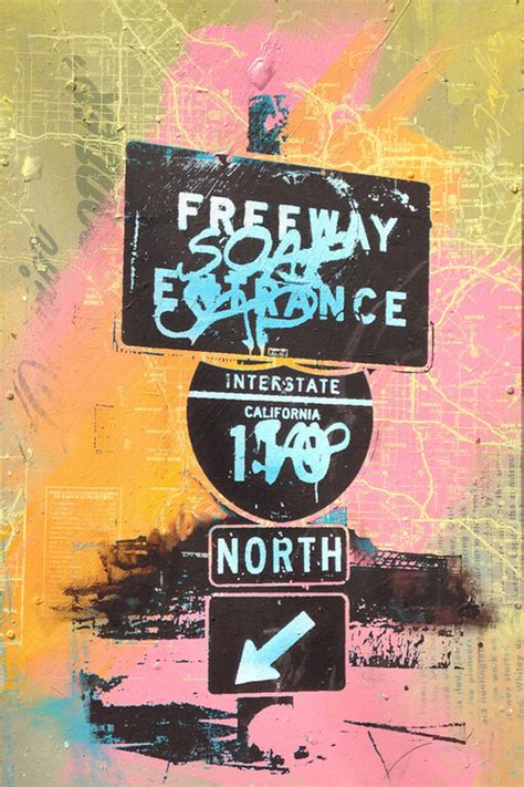 Restitution Press, 110 North, Mixed media on Wood, 18″ x 30″ | C.A.V.E ...