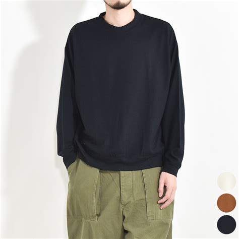 [CAP704CS34] CAPERTICA(カペルチカ) Super 140's Washable Wool MN-Sweat（スーパー ...