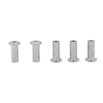 M6/M8 Stainless Steel Flat Nuts Set, Round Head Sleeve Nuts, Different ...