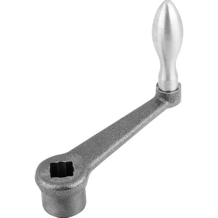 Kipp Crank Handle To DIN 469 Square Socket Sw=17 +0, 3, A=125, H=120 ...