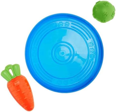 Buy Amazon Basics Dog Toys (Set of 3) - Throwing Natural Latex Ball ...