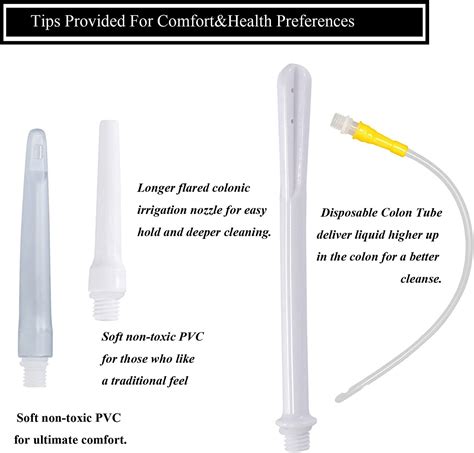 Topquafocus Large Enema Bucket Kit - Anti-backflow Enema Kit for Colon ...