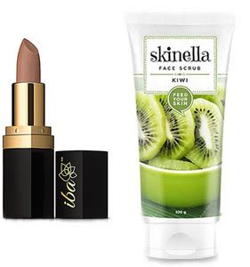 iba halal Long Stay Matte Lipstick M18 Pure Nude and kiwi face Scrub ...