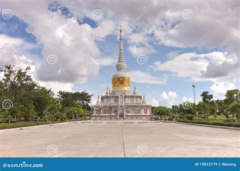 Sacred Place of Buddhism in Thailand Stock Image - Image of ancient ...
