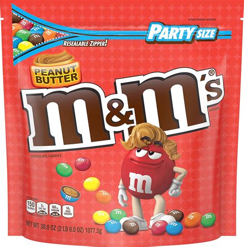American Peanut Butter M&M's Large 1077g 38 oz Bag : Amazon.co.uk: Grocery