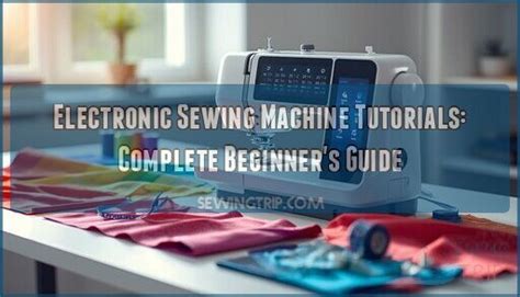 Sewing Machine Tutorials for Beginners 的图像结果