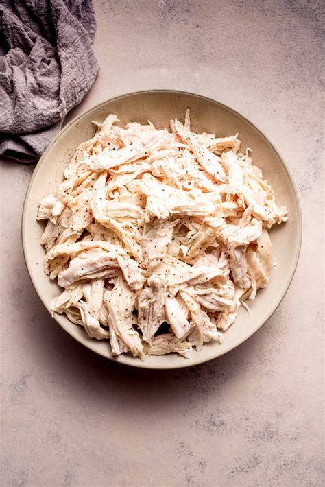 Sous Vide Shredded Chicken (Juicy + Flavorful!!)