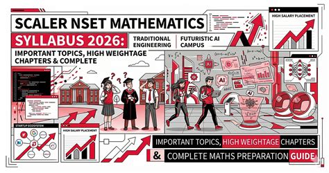 Scaler NSET Mathematics Syllabus 2026: Important Topics, High Weightage ...