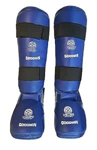 Goodwin Kai Approved Moulded Karate ShinGuard (Large, Blue) : Amazon.in ...