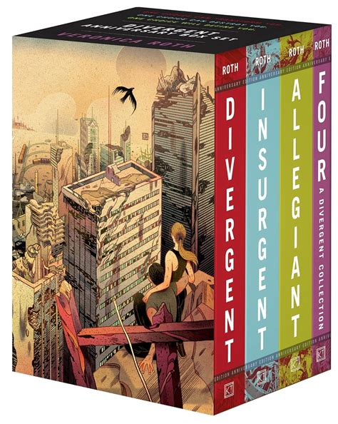 Divergent Anniversary 4-Book Box Set: Divergent, Insurgent, Allegiant ...