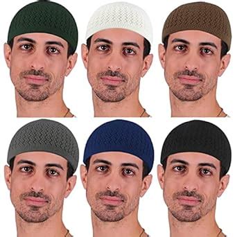 Buy 6 Pieces Brimless Hats for Men and Women Docker Hat Casual No Brim ...