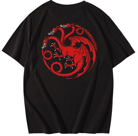 Fire And Blood Embroidered Oversize T-Shirt– Bearbroidery Clothing