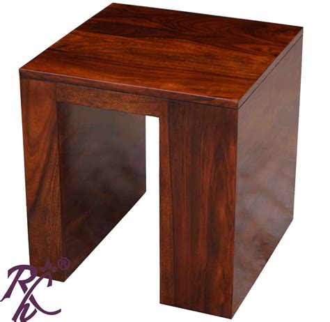 Solid Wood Wooden Lamp Table | Lamp Side Table | Side End Table - RAJ ...