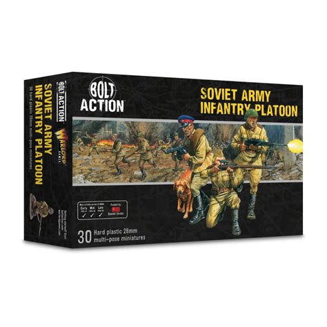 Warlord Games - Pelotón de infantería del ejército soviético. Ref ...