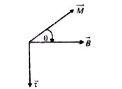 Derive an expression for the torque experienced by a magnetic dipole in ...