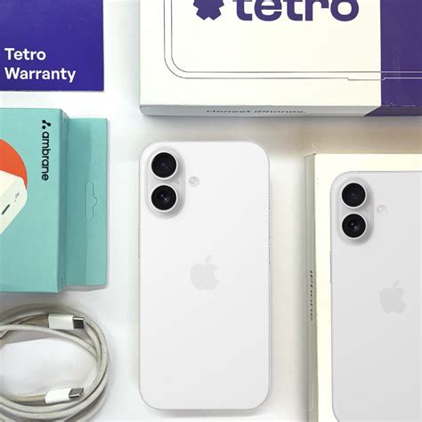 iPhone 16 Plus (White, Pre-loved) with Warranty – Tetro