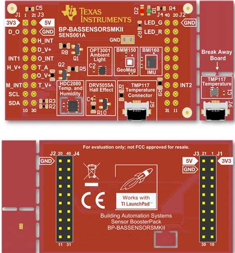 BP-BASSENSORSMKII BoosterPack Plug-in Module - TI | Mouser