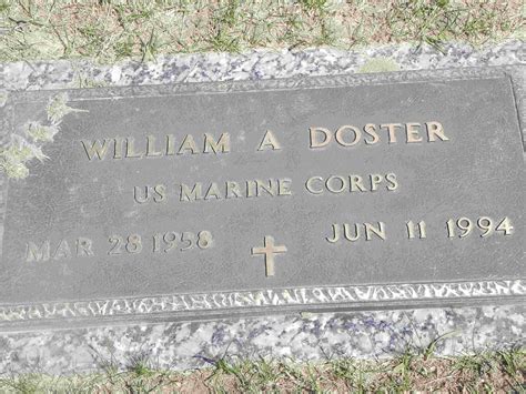 William Alan Doster (1958-1994): homenaje de Find a Grave