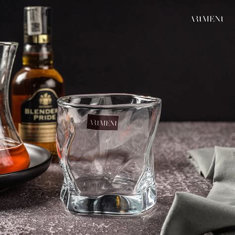 Modern Art Double Bottomed Wave Whiskey Glass – The Artment
