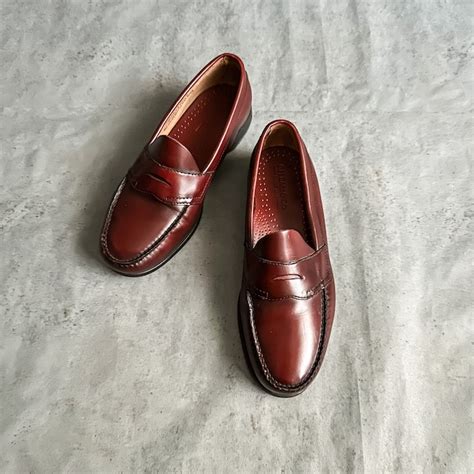 WEEJUNS G.H.BASS red brown leather penny loafer | cou cou used select shop