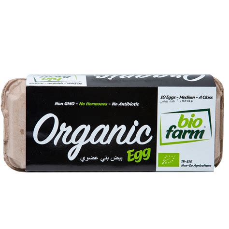Bio Farm Organic Brown Eggs Medium 10pcs Online at Best Price | Organic ...