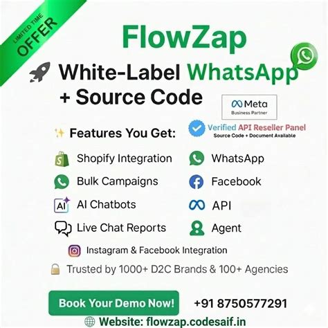 flowzap - WhatsApp API Marketing & Automation Platform