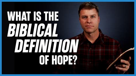 What is the Biblical Definition of Hope? | Wengerd Ministries
