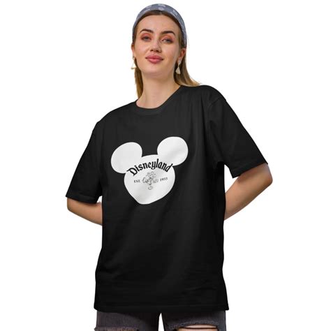 Buy Broke Memers Oversized Disneyland Disney Collection Cotton Graphic ...