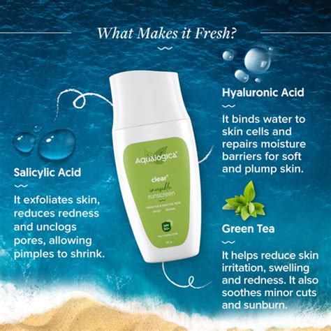 Aqualogica Sunscreen - SPF 50 PA+++ Clear+ Invisible Sunscreen with ...