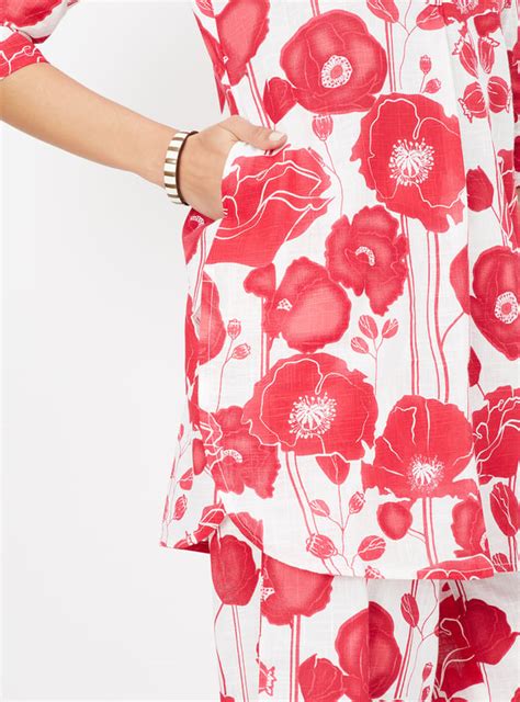 Buy Women Floral Printed Straight Kurta Set Online at just Rs. 999.0 ...
