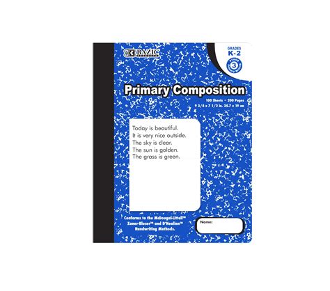 Image result for Primary Style Composition Book