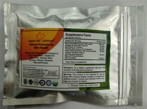 Natural Energy and Stamina Supplement with Icariin, India | Ubuy