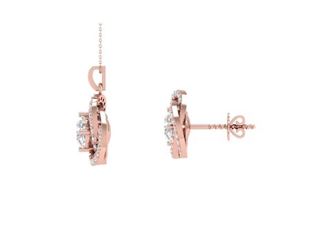 Twisted Together Solitaire Jewellery Set