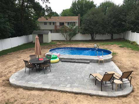 Semi Inground Pools Nj Cost at Sandra Smith blog
