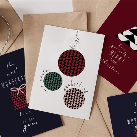 Christmas Cards | Modern Christmas Card Packs | Greenwich Paper Studio