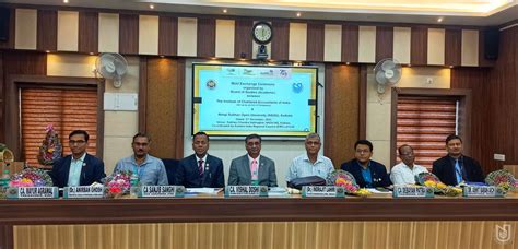 NSOU - Photo Gallery - MOU Exchange Ceremony between NSOU & ICAI on 02. ...
