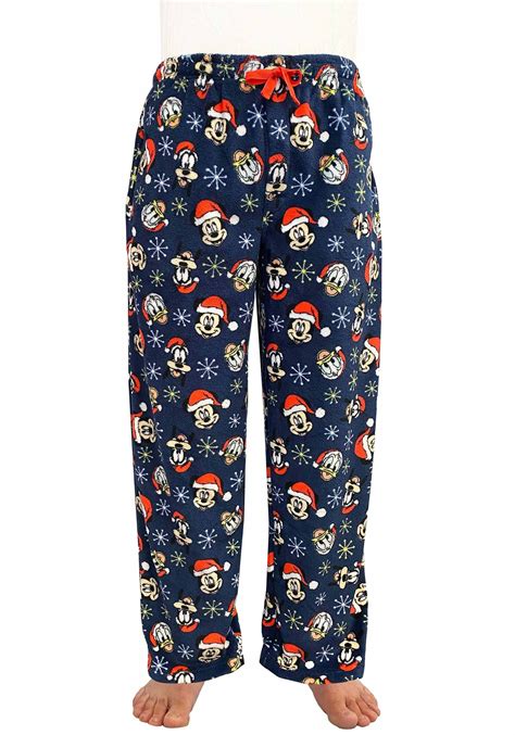 Mickey, Goofy, and Donald Christmas Sleep Men's Pants