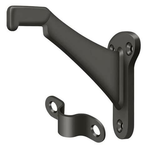 Deltana Hand Rail Brackets, Zinc 3-1/4" Projection Oil Rubbed Bronze ...