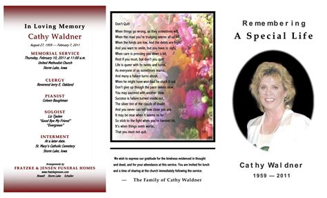 A Special Life - Fratzke & Jensen Funeral Home