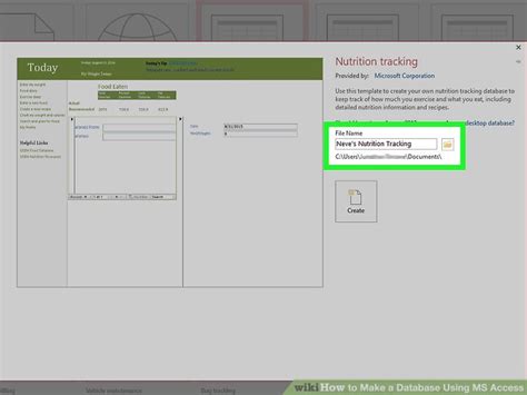 Creating an Access Database 的图像结果