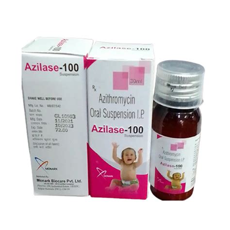 AZILASE-100 Suspension Monark Biocare Private Limited