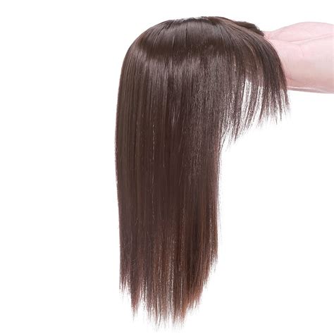 Buy Hairro Clip in Topper with Bangs for Women Thin Synthetic Hair 9 ...